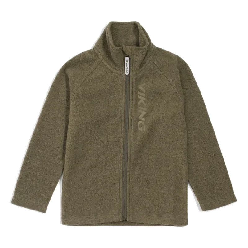 Viking Playtime Fleece Jacket Warm Kids Olive