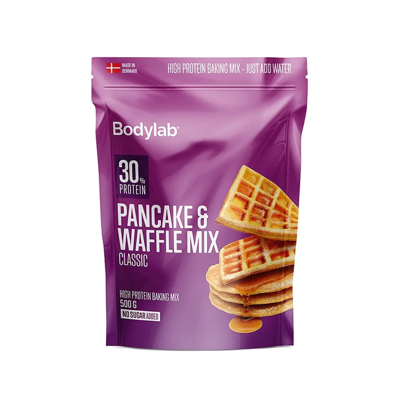 Bodylab Pancake & Waffle Mix Classic 500 g, Sport & Velvære, Protein & Energi, Proteinpulver