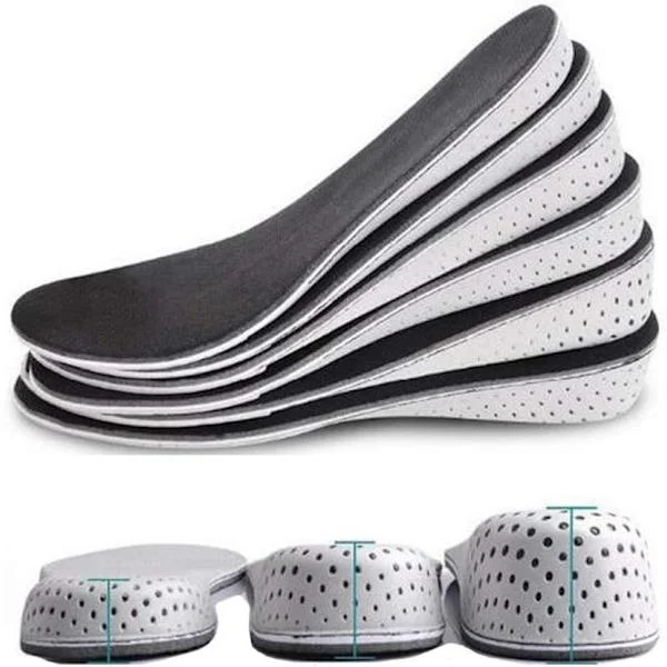 1 Pair Height Increasing Shoe Inserts Breathable Memory Foam Heightening Insole Invisible Increased Heel Lift Shoe Pads 2.3cm
