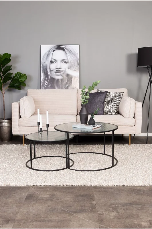 Venture Home - Sofa Boel, 3-pers. - Natur - 2-pers sofaer - Fra Homeroom
