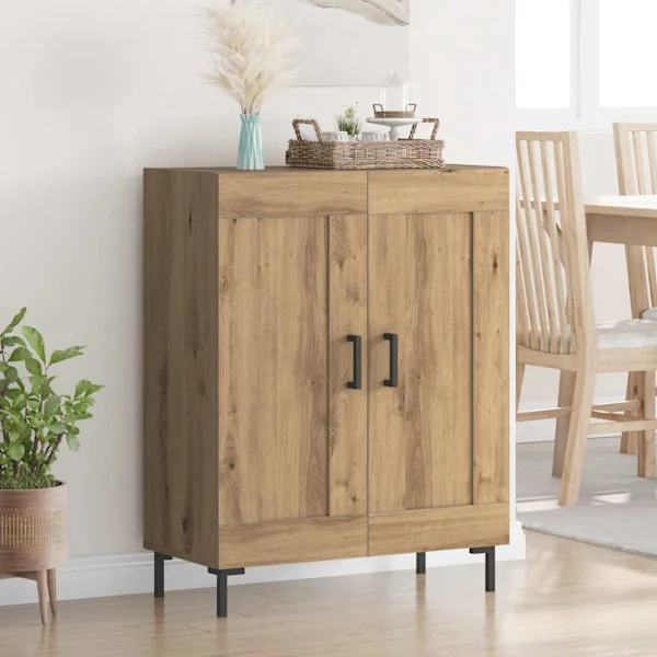 Sideboard Artisan Ek 69,5 x 34 x 90 cm Konstruerat trä och järn