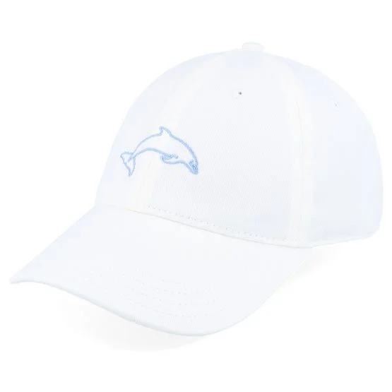Dedicated - White unconstructed Gorra - Soft Cap Slussen Dolphin Off-white Dad Cap @ Hatstore