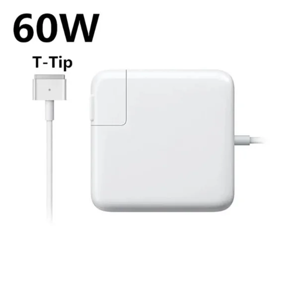 60W EU-kontakt MagSafe 2 T-TIP-laddare, laddare för MacBook Pro