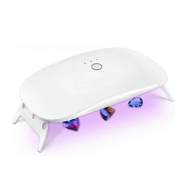 [KK]UV-lampa för Resin, Vikbar UV-Resin Lampa, Portabel & Snabbhärdande Högre Effekt UV-Lampa, Tillbehör för