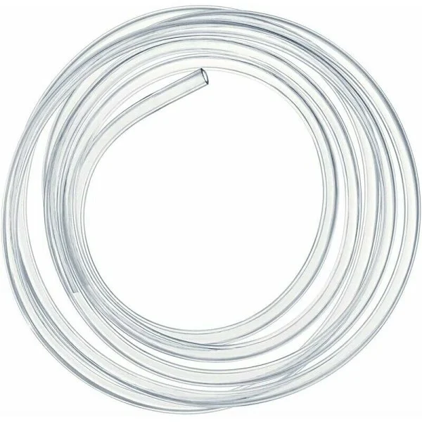 2m flexibel transparent PVC-slang för dricksvatten, bensin och olja – 16mm innerdiameter, 20mm ytterdiameter