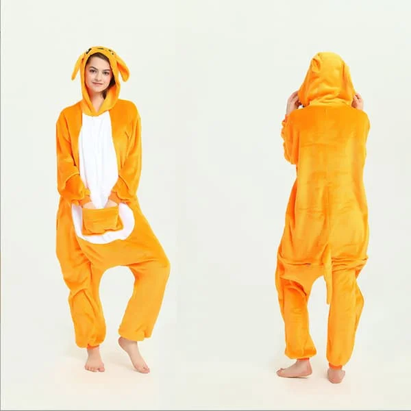 Winnie the Pooh-figurer Unisex Onesie Kostyme Hoodies Pyjamas en Kenguru Kenguruer
