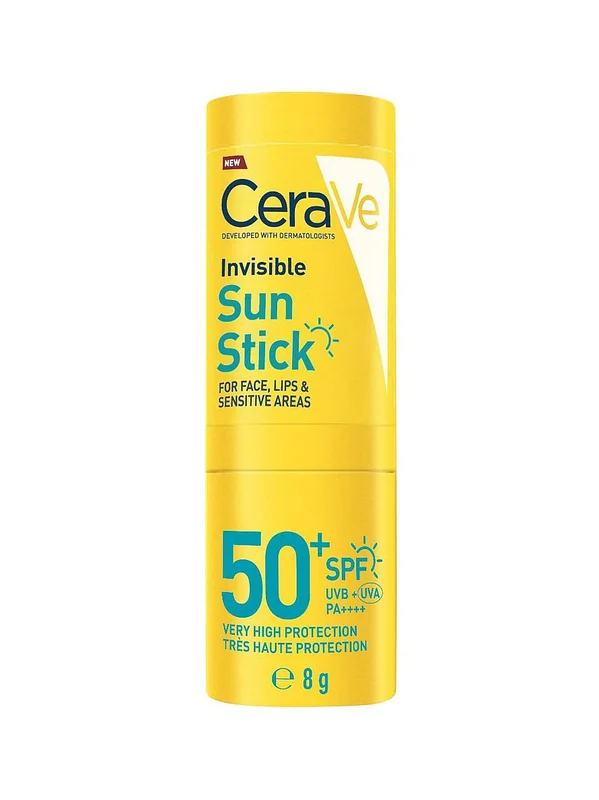 Spar 25% • Køb 2, CeraVe Invisible Sun Stick SPF 50+ 8 g, Hudpleje, Dermatologisk- & SpecialSkincare, Solpleje