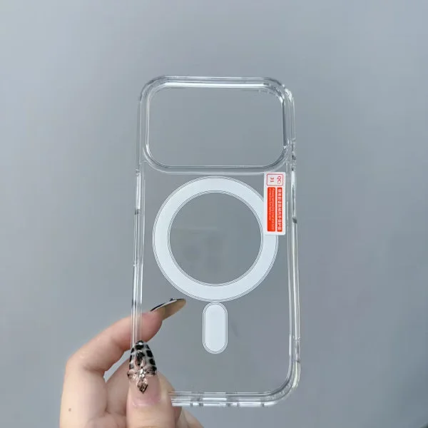 iPhone 17 Pro MagSafe-skal, Transparent – Tunt & Stötsäkert skydd iPhone 17 Pro