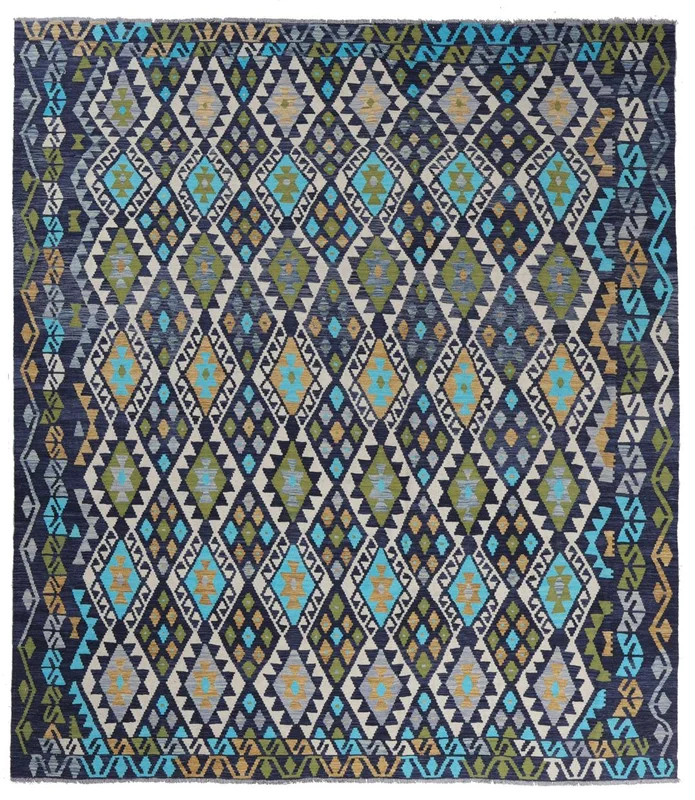 Kelim Afghan Old Style Matot 265X294 Isot Villa