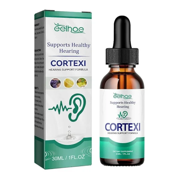 Tinnitus øredråper for rask lindring Naturlige-økologiske ingredienser for alle aldre (1 stk)