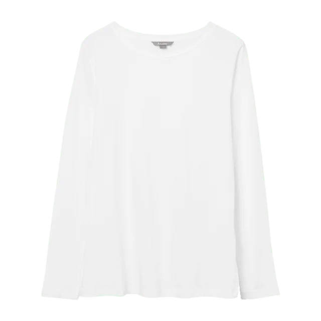 Å WOMAN Långärmad t-shirt STINA Överdelar Dam Vit L