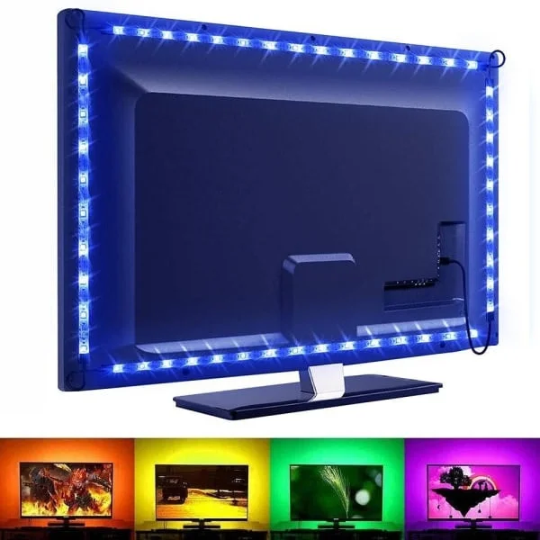LED strips til TV / Lys strip / LED strip - RGB multi-farvet