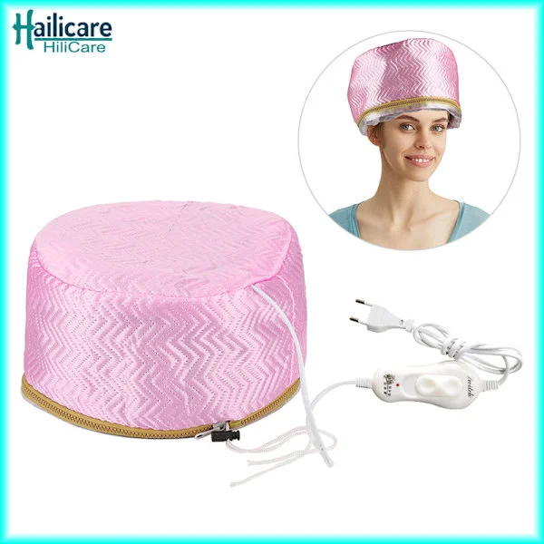 Thermal Treatment Hair Cap Heating Electric Hair Cap Nourishing Hair pink