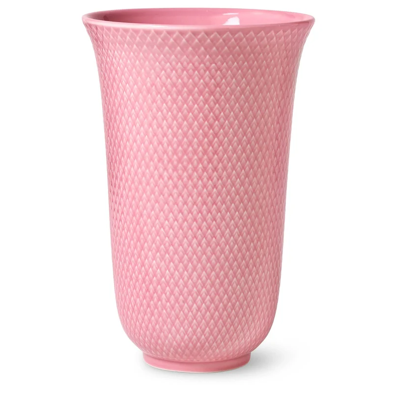 Lyngby porcelæn Rhombe Color vase, 20 cm, rosa | KitchenOne