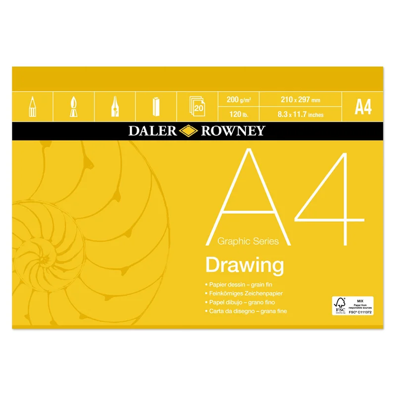 Daler-Rowney Tekenpapier A4
