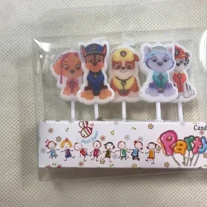 Paw Patrol Barn Födelsedag Tårta Ljus
