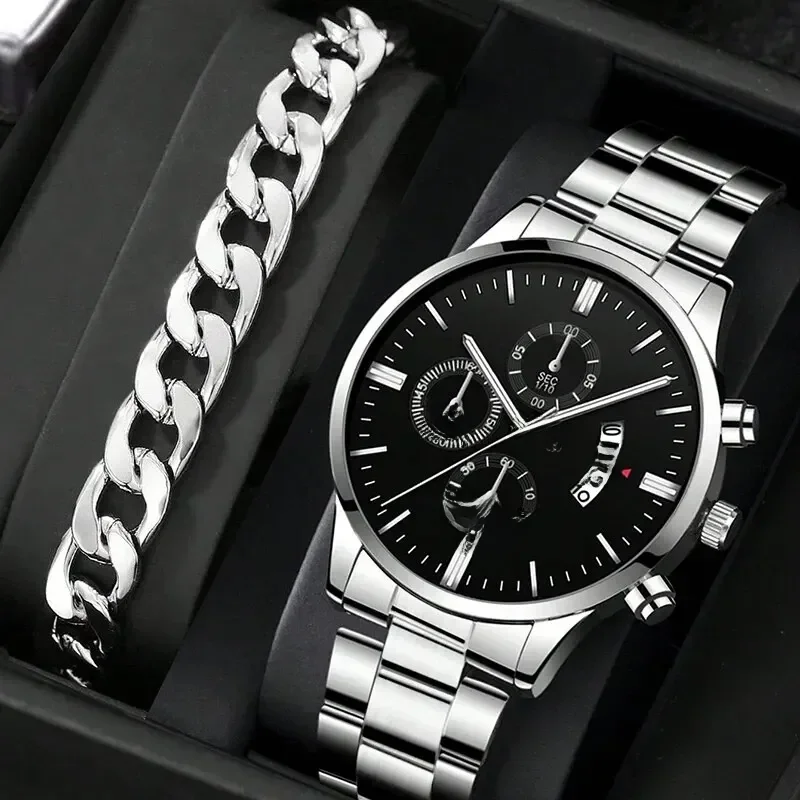 AliExpress - Mode herren edelstahl uhr luxus kalender quarz armbanduhr business uhren mann uhr männliche armband armbanduhr