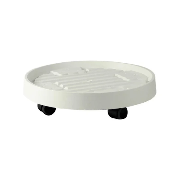Multifunctional Planter Tray with Wheels Potted Plant Tray Pallet Planter Trolley for Outdoor Use