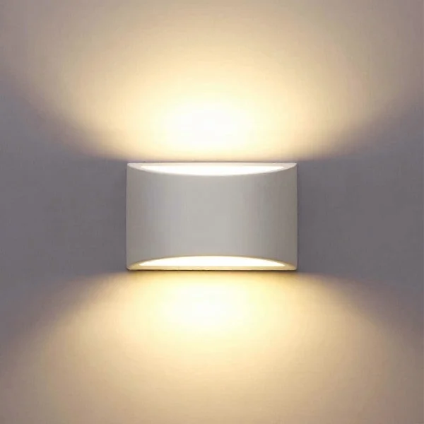 LED vägglampa inomhus, 7W vit gipslampa vägglampa LED-lampa