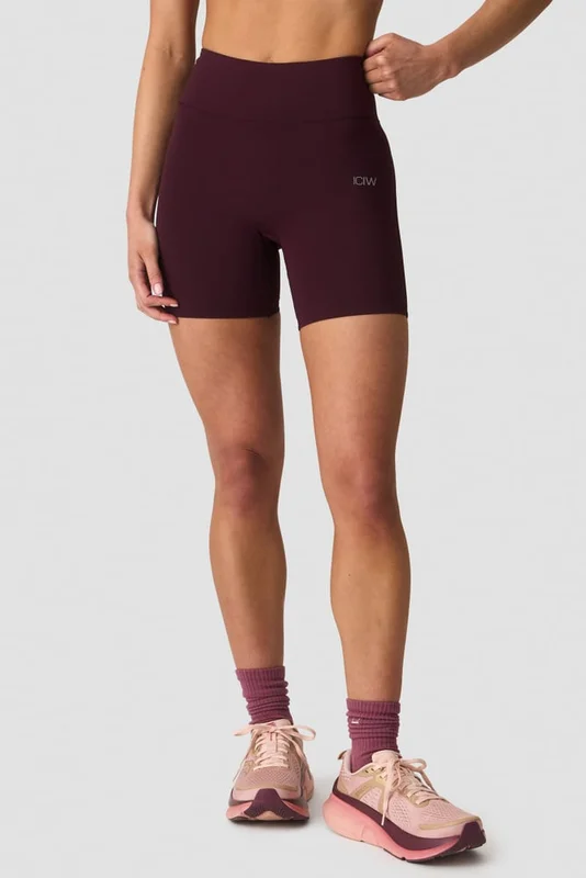 ICANIWILL - Mirage Cardio Midi Shorts Maroon Red- Shorts - Dames - sportkleding van ICIW