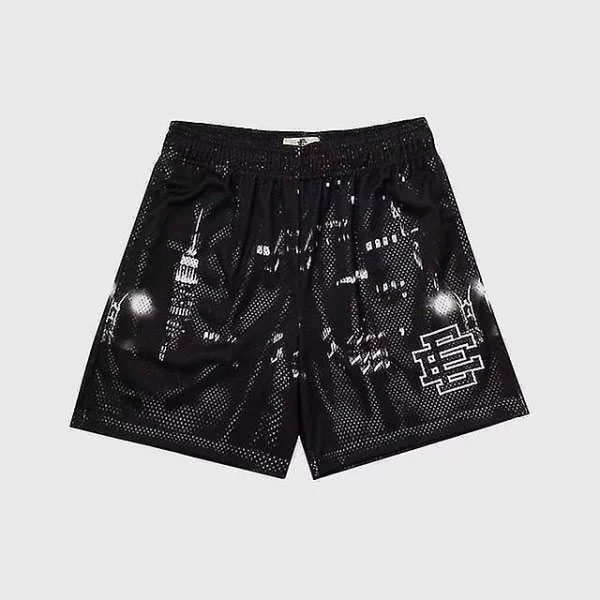 2023 Nye Eric Emanuel EE Basic Shorts New York City Skyline 2022 Nye Herre Treningsshorts Pustende Mesh Casual Shorts 26 L