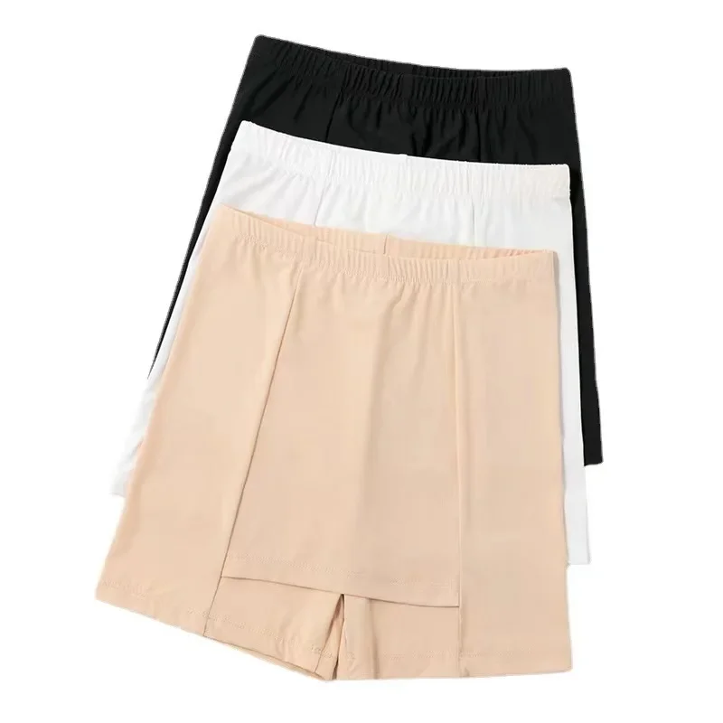 AliExpress - Dubbellaags veiligheidsslipje voor meisjes Dames Boxer Hoge taille beschermende shorts onder de rokken Zomerjurk Ondergoed