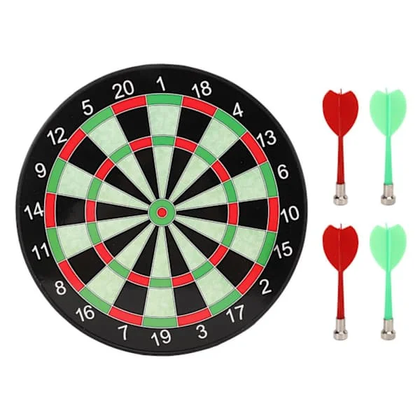 Magnetisk Darttavla Säkerhets Darttavla Set Inomhus Utomhus Dartspel för Barn med 4 Magnetiska Pilar
