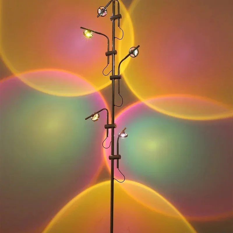 AliExpress - Moderne Led Stehleuchte Sonnenuntergang Projektion Led Licht Stehende Sonnenuntergang Stehleuchte für Wohnzimmer Schlafzimmer Dekor RGB 