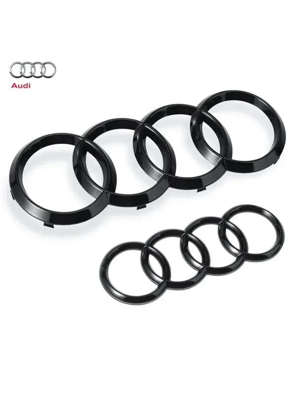 AliExpress - Auto Styling Für Audi A3 A4 A4L A5 A6 A6L A7 A8L Q2L Q3 Q5 Q7 TT Glanz Schwarz Front Motorhaube Grill Hinten Stamm Emblem Abzeichen 