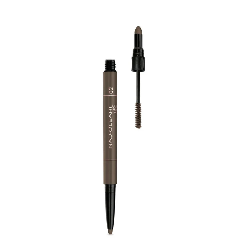 Naj Oleari 3 in 1 Perfect Brow 02 Castane - Matita sopracciglia