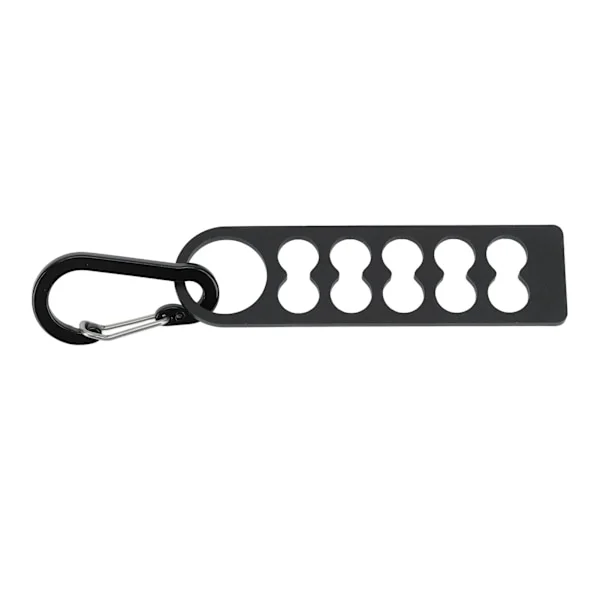 Outdoor Camping Tent Peg Storage Tool Aluminum Alloy Buckle Camping Pole Storage Device Short Type 10 Holes