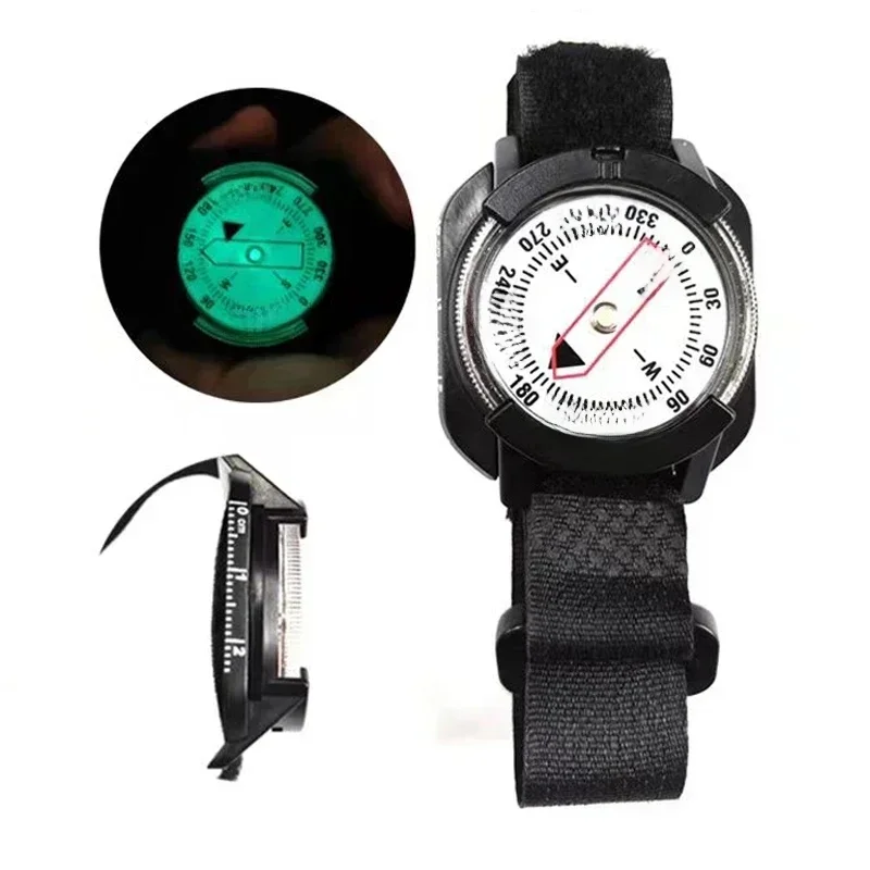 AliExpress - Boussole de plongée Ultra Portable, boussole de Navigation précise, boussole de bracelet, cadran lumineux avec dragonne de voyage