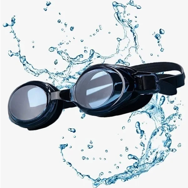 Svømmebriller, lekkasjesikre, vanntette, antidugg, anti-UV, egnet for menn, kvinner, tenåringer