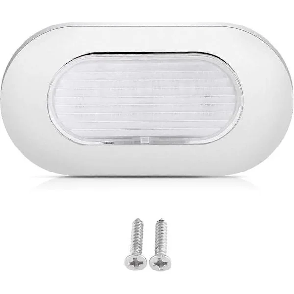 Båd Vanity Lamper 12V Hvid LED Rektangulær Rustfri Stål Lampe til Kabinelys eller Trappe Bro