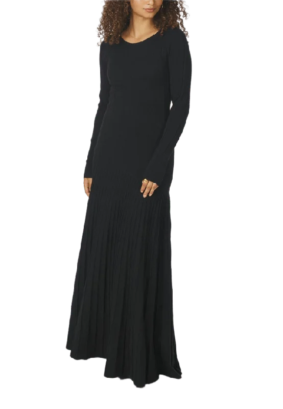 Neo Noir Sage Knit Dress Jerseyklänningar Dam Svart 36