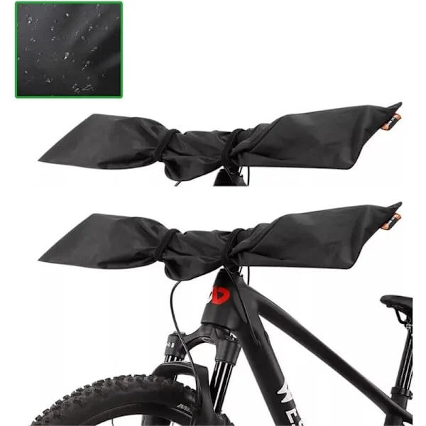 2-pack E-bike Handlebar Cover, Protects against moisture, dust, dirt, etc. - Handlebar Rain Protection