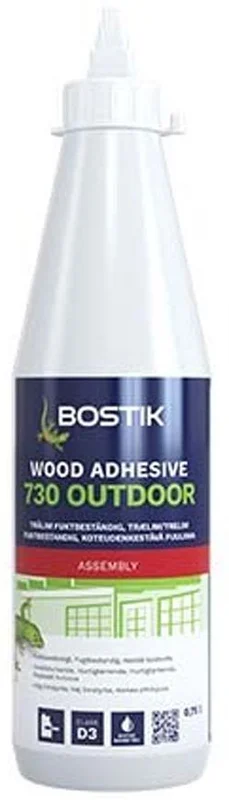 Bostik Wood Adhesive 730 Outdoor Trälim 0,25 l, Kemteknik