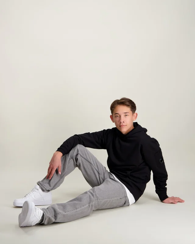 C.P. Company SWEATSHIRT W/HOOD Zwart Hoodies Jongens - Kids Brand Store
