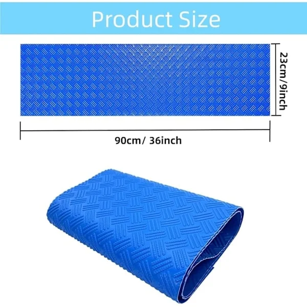 Liukuestematto uima-allastikkaille 23 × 90 cm PVC-porrasmatto uima-allas liukuestekuvioinnilla Liukuestematto märkiin tiloihin sisä- ja ulkokäyttöön