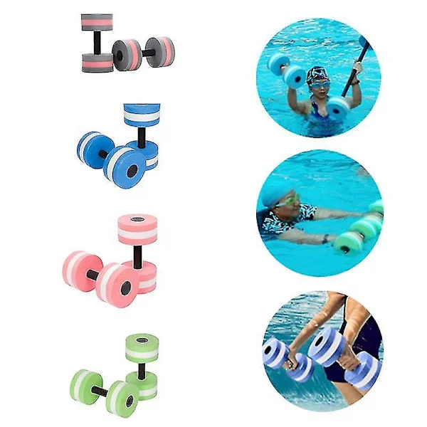 Vatten Aerobic Träning Skum Hantlar Pool Motstånd Yoga Fitness Vattengymnastik Simutrustning