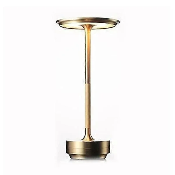 Sladdlös Bordslampa Dimbar Metall Uppladdningsbar Guld Guld Guld (FMY)