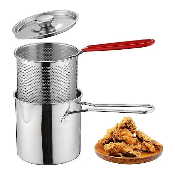 Friteerauskeitin Friteerauspannu Korilla 304 Ruostumaton Teräs Kestävä Monitoiminen-FF-