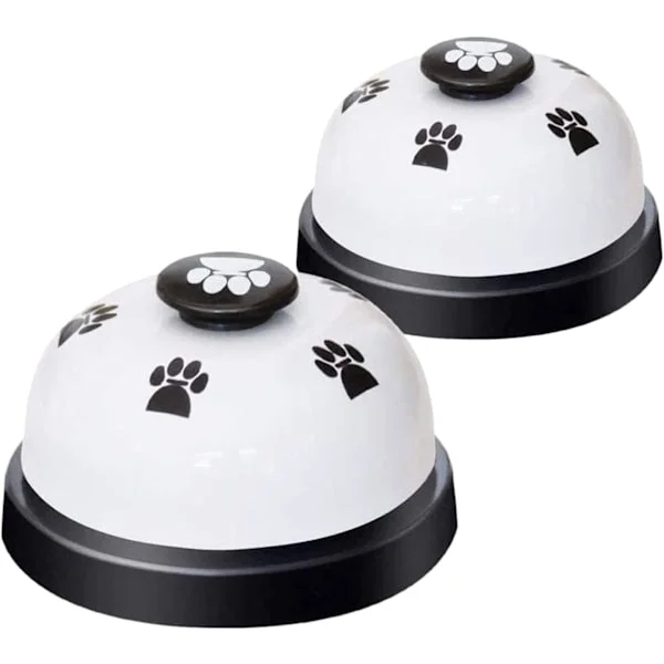 2-pack Dog Bell (7*4cm), High-Quality Dog Bells for Door and Potty Training, Dog Doorbell with Large Button