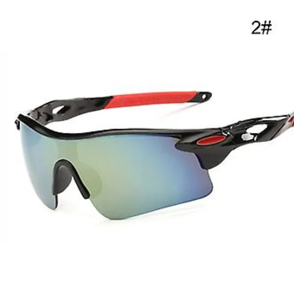 Cykelglasögon för Män, Sportglasögon för Utomhus, PC-Ram, Anti-Dimma, Sportglasögon för Baseball, Fiske, Skidåkning, Löpning, Nya (2)