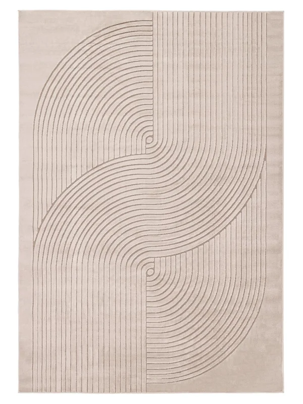 Crizia 240X340 Large Beige Cotton Rug