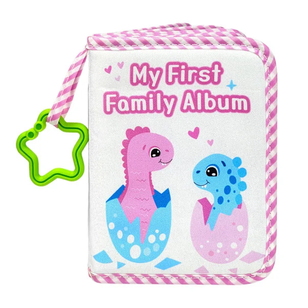 Børnebog Familiehukommelsesbog Min Første Bog Billeder Baby Stof Billedalbum Baby Fotoalbum