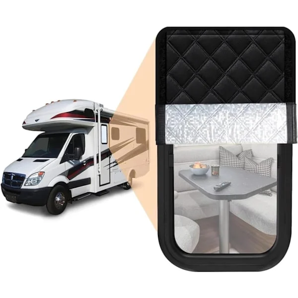 Kompatibel med presenning, husbilsmarkis, hopfällbar solskydd, insynsskydd, husvagn, sidovägg för camping, solskydd, fönsterskydd för husbil, husvagn