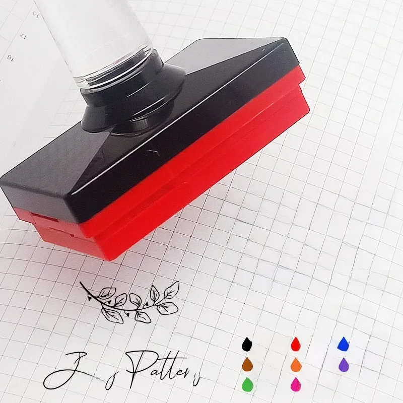 AliExpress - Gepersonaliseerde logo Zelfinktende stempel Aangepaste lichtgevoelige inkt Stempel Uw ontwerpfoto