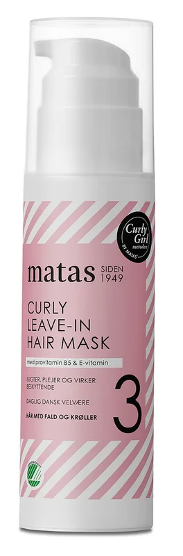 Matas Striber Curly Leave-In Hair Mask 150 ml, Hår, Shampoo & Hårpleje, Leave-in Conditioner