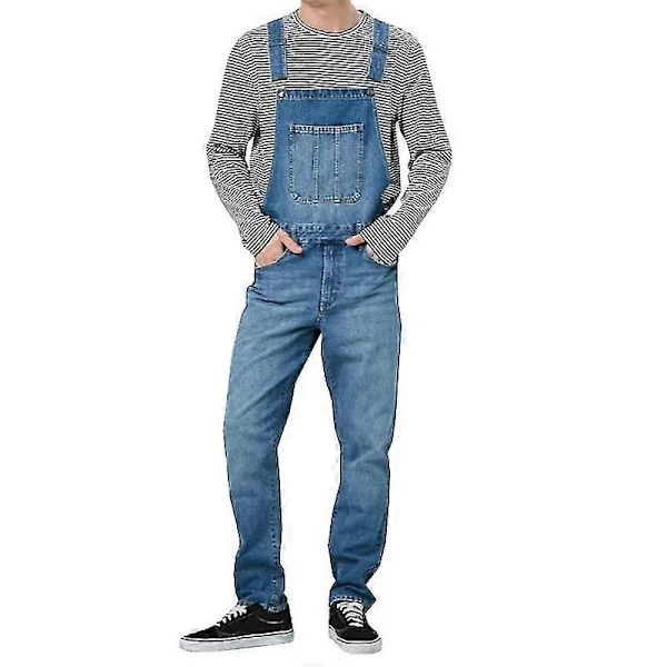 Miesten farkut denim haalarit henkselihousut työhousut LGL